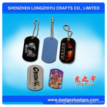 Fashion Dog Tag in Different Color with Laser Engraving